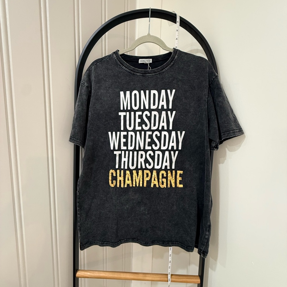 Main Strip Graphic Oversized Tee
